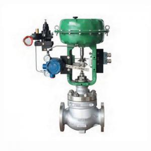 China DN20 Diaphragm Actuated Control Valve 1.6Mpa Pneumatic 3 Way Flange Valve with Positioner supplier