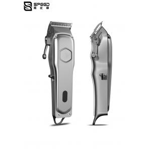 LED Display Commercial Hair Clipper Rechargeable Cordless Salon Barber Use Lithium Battery