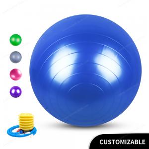 China Yoga Ball 2021 Upgrade Exercise Fitness Core Stability Balance Strength 600 lbs Capacity Anti-Burst Heavy Duty Prenatal supplier