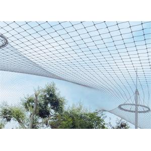 Security Stainless Steel Zoo Mesh , High Tensile Animal Cable Mesh Fencing
