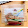China Frosted surface easy to seal zipper file bag, stationary holder pack,transparent frosted A4/A5 bag, protable slider seal wholesale