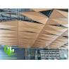 China Metal Ceiling Aluminum Tiles Exterior And Interior Decoration 3D Shape PVDF Golden wholesale