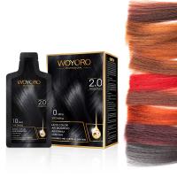 China 10 Minute  Instant Permanent 15ml Black Dye Hair Color Shampoo on sale