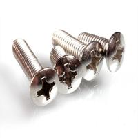 China Zinc Coated DIN SUS304 Stainless Steel Pan Head Screws M5 50mm Screws For Lamps on sale