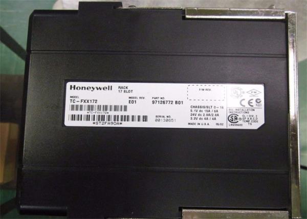 Honeywell TC-FXX172 Analog Input Module Uncoated 17 Slot Rack 24VDC 2.8A