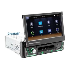 China Écran rétractable 7 pouces Creatall Tout-en-un CarPlay sans fil Smart pour caméra de recul Bluetooth Lecteur MP5 embarqué supplier