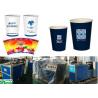 China Disposable Juice / Ice Cream Cup Making Machine With Electricity Heating System 4KW Disposable paper cups wholesale