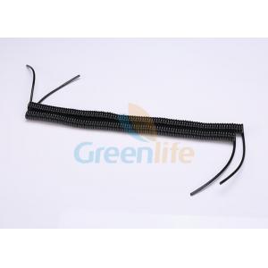 Strong Stretchable Wire Custom Coiled Cable For End Terminal Light Weight