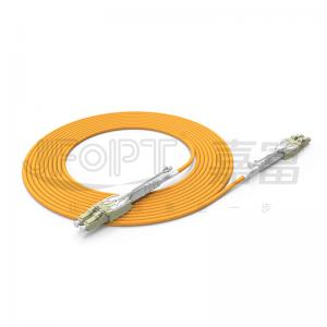 Pull Tab LC Fiber Jumper High Density Space Plug And Play Cabling