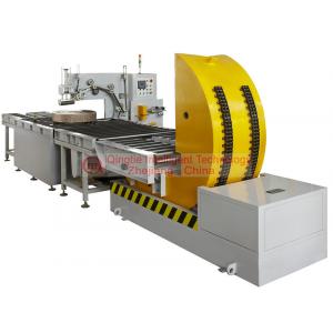 Waterproof Horizontal Coil Wrapping Machine Touch Type Man - Machine Interface Display