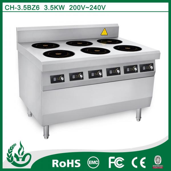 Kitchen and restaurant commercial electric induction range