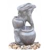 China Faux Rock Creek Tiered Outdoor Water Fountains With OEM Acceptable wholesale