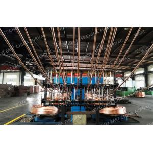 Copper Brass Bronze Rod Continuous Casting Machine Process , Upward Casting Machine