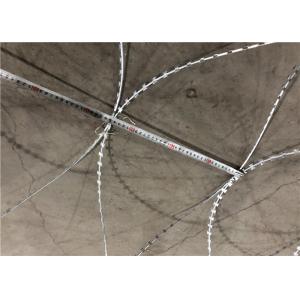 10 Kg / Coil Concertina Razor Barbed Wire With Different Blade Wire