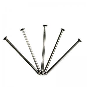 Q195 or Q235 Polished Iron Wire Flat Head Wooden Nails for Construction in Various Grades