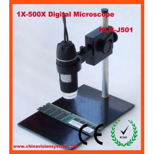 China 1X-500X 25cm Working Distance USB Digital Microscope supplier