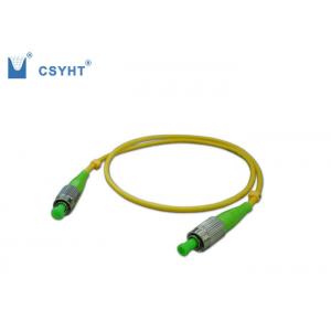 China FC SM Fiber Optic Jumper Cables Low Insertion Loss And Back Reflection Loss supplier