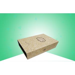 Flat Pack Design Cardboard Gift Boxes , Decorative Gift Boxes With Embossing