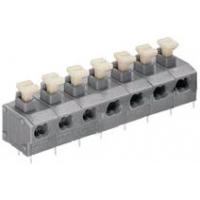 China Pitch 7.62mm PCB Spring Clamp Terminal Blocks , Screwless Wire Terminals on sale