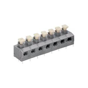 China Pitch 7.62mm PCB Spring Clamp Terminal Blocks , Screwless Wire Terminals supplier