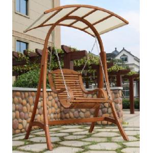 Solid Wood Anticorrosive Larch Outdoor Canopy Swing Chair Sunshade