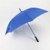 China Double Canopy Straight Handle Umbrella Blue Plastic J Handle Custom Logo wholesale