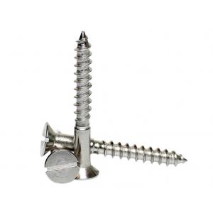 China Raised CSK Head Self Tapping Wood Screws , Slotted Raised Countersunk Wood Screw supplier