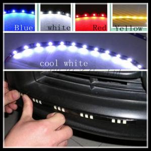 China Flexible 12 SMD 5050 LED Car Strip Light Decoration Lights Strip LED Daytime Running Light supplier