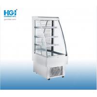 China Digital Temperature Controller Upright Cooler 230L Open Display For Beverage on sale
