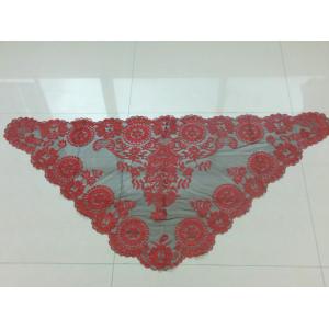 China Red Ivory  veil lace mantilla Catholic church chapel headcovering Mass supplier