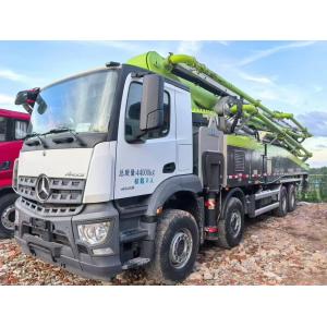 China Used 2021 Zoomlion 63m Concrete Pump With Benz Chassis  250KW Engine Power Rating And 120m3/h Capacity wholesale