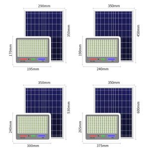 China Lampadaires solaires étanches 200W à haut rendement lumineux pour ville intelligente et éclairage extérieur intégré wholesale