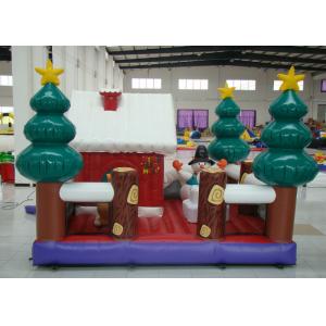 Party Blow Up Christmas Tree Decoration , Giant Christmas Inflatables Bouncer House