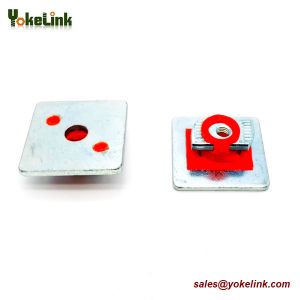 China 3/8" Combo Nut Washer Zinc Combo Channel Nut con lavadora cuadrada wholesale