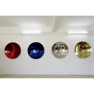 Color Stainless Steel Circular Concave Mirror Sculpture By Anish Kapoor