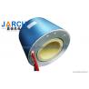 China 2 ~ 72 Conductors blue 140mm through bore electrical slip ring / brush slip ring wholesale