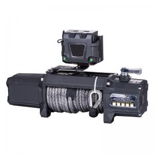 China OEM recovery winch 8000lbs 9500lbs 12000lbs 12V 24V off road 4x4 electric winch with Dyneema rope supplier