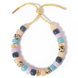 Handcraft Forte Beads Bracelet , OEM ODM Natural Stone Beaded Bracelets For Women