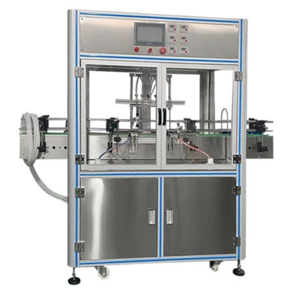 8-head magnetic pump filling machine for perfume sample nasal spray plastic bottle filling and capping machine