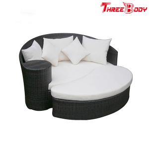 China Luxury Outdoor Lounge Sofa Daybed Patio Sofa Furniture Rattan / Wicker Material supplier
