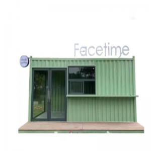 China Prefabricated Steel Sandwich Panel Container House For Coffee Shop Modern supplier
