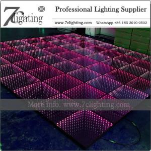 China 12FT X 12FT Size 3D LED Dance Floor Kit Event Lighting Packages supplier