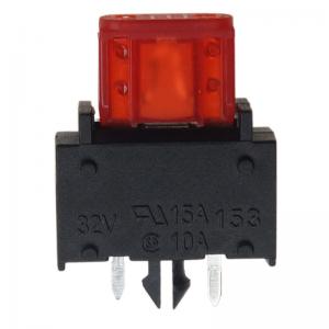China AMPFORT Nylon Housed PCB Mount Fuse Holder 153 15A 32V For Mini Auto Blade Fuse 297 supplier