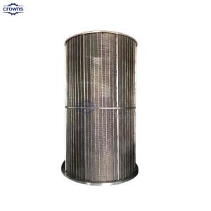 China stainless steel self-cleaning filter element Johnson screen filter wedge wire screen wholesale