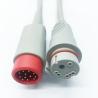 Cable próximo TPU Mindray del conector IBP de BD a BD Datascope compatible