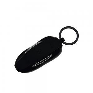 China Topfit Silicone Car Key Chain for The Tesla (Blak Strap-Like) supplier