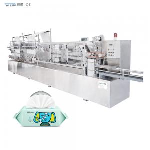 China 10-30 Pcs/Pack High Speed Wet Wipe Making Machine 220v Full Automatic supplier