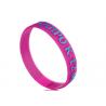 3D Printed Promotional Silicone Bracelets Custom Silicone Rubber Wristbands