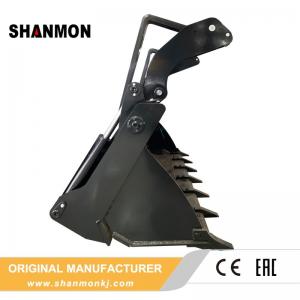 China 6 In 1 Bucket Backhoe Loader Attachments Saving Time In Building Construction supplier
