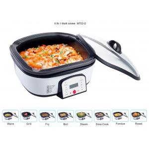 Adjustable Electric Multi Cooking Pot 6QT , Multi Cooker Electric Frying Pan Large Capacity